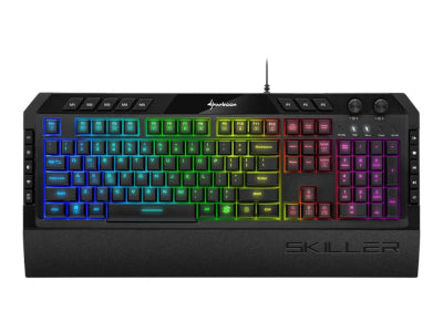 لوحة مفاتيح الألعاب Sharkoon Skiller SGK5 سوداء DE