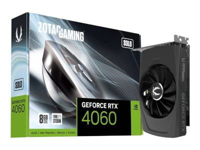 زوتاك جيمينج جي فورس RTX 4060 SOLO 8GB GDDR6 بطاقة رسومات 3xDP/HDMI