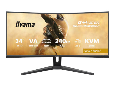 IIYAMA 86,4 cm (34") GCB3486WQSCP-B1 21:9 2xHDMi+2xDP+USB-C